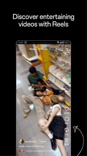 Instagram app screenshot 1